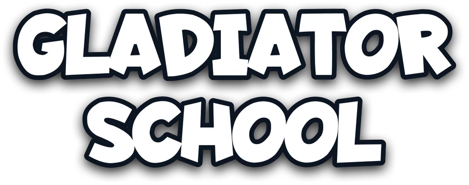 Логотип игры Gladiator School.