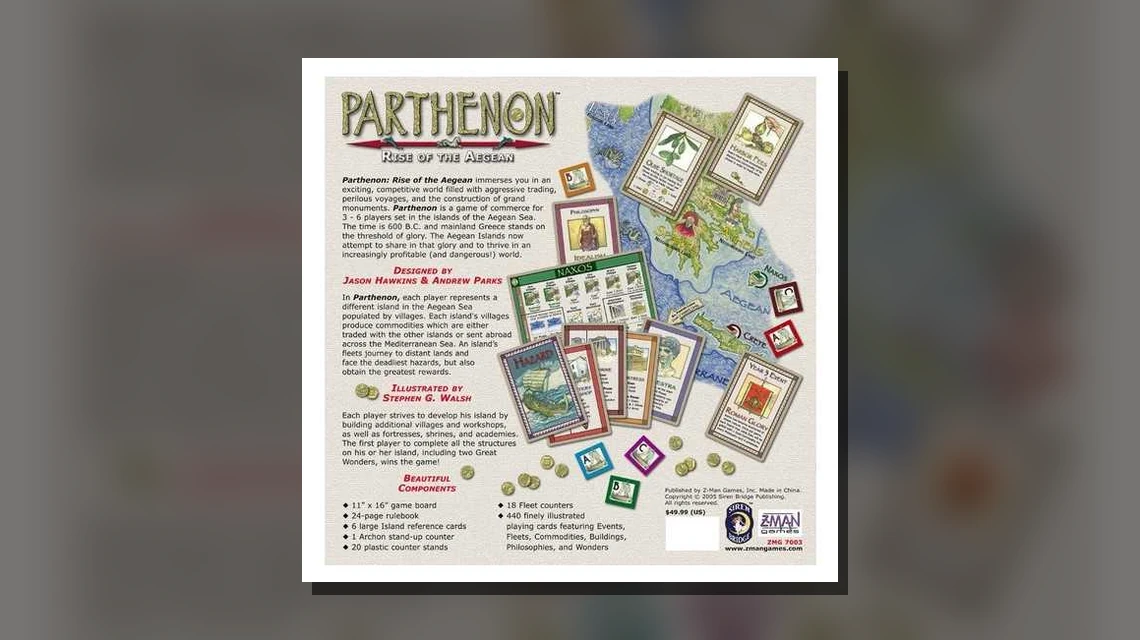 Планшет игрока Parthenon