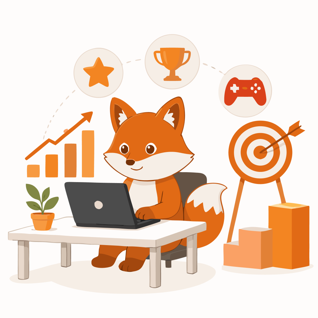 Обложка исследования AppFox о геймификации для бизнеса