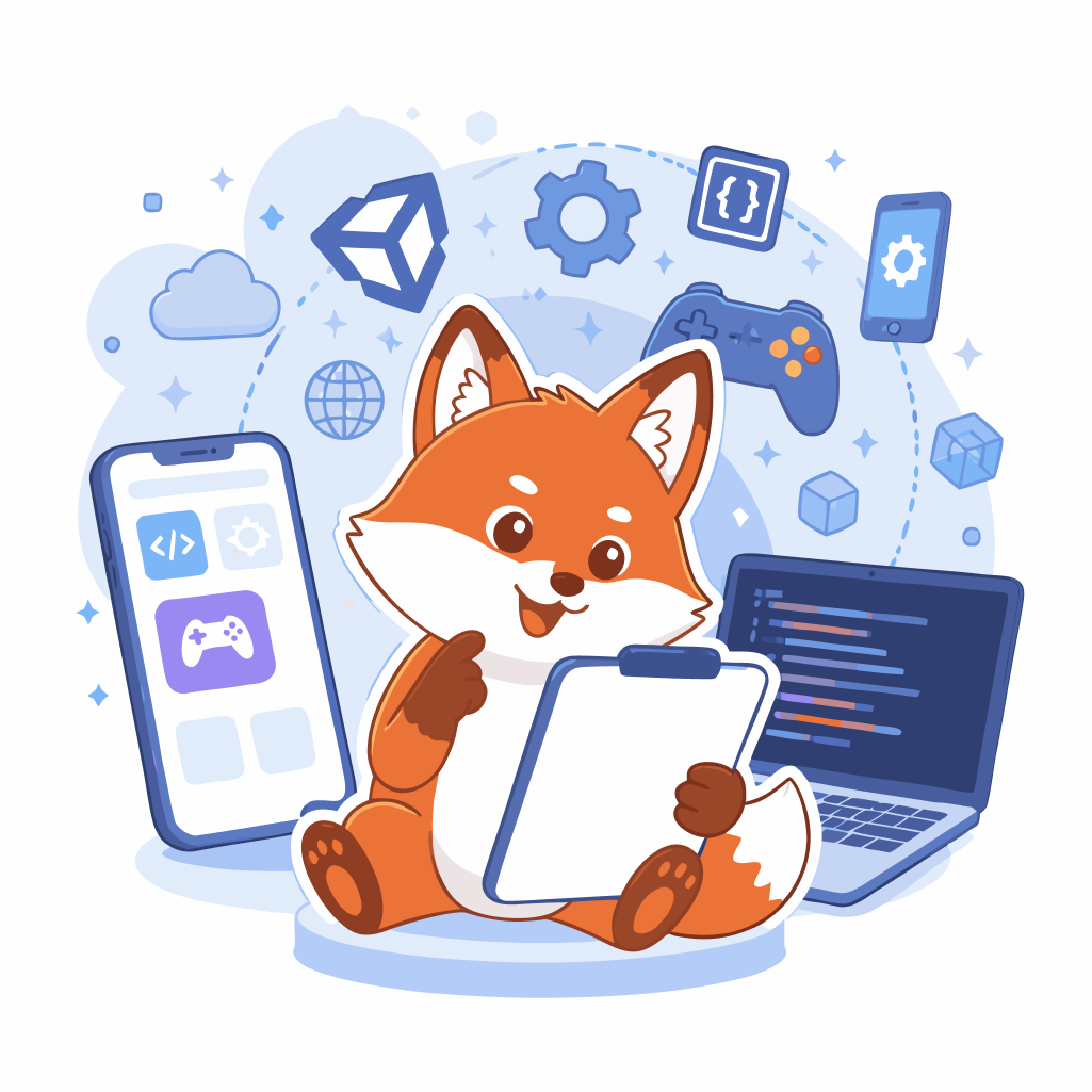 Обложка исследования AppFox о технологиях разработки приложений и игр