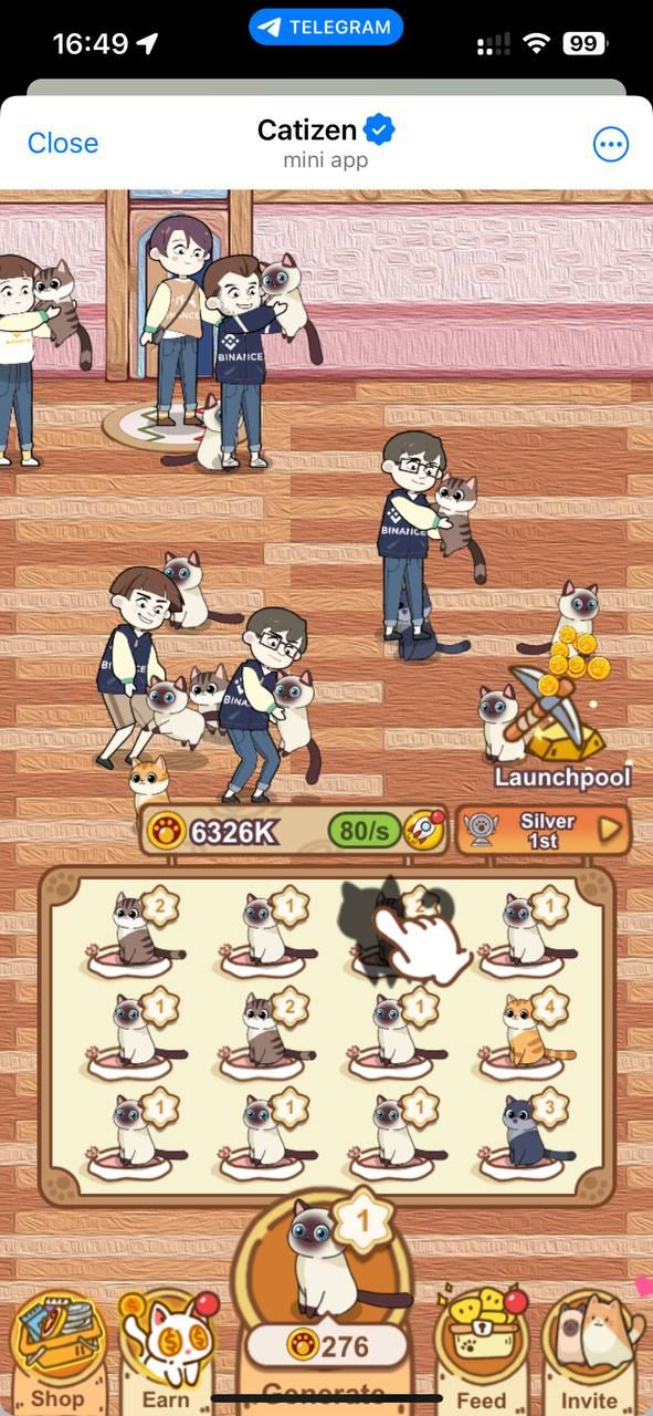 Catizen Telegram Mini App