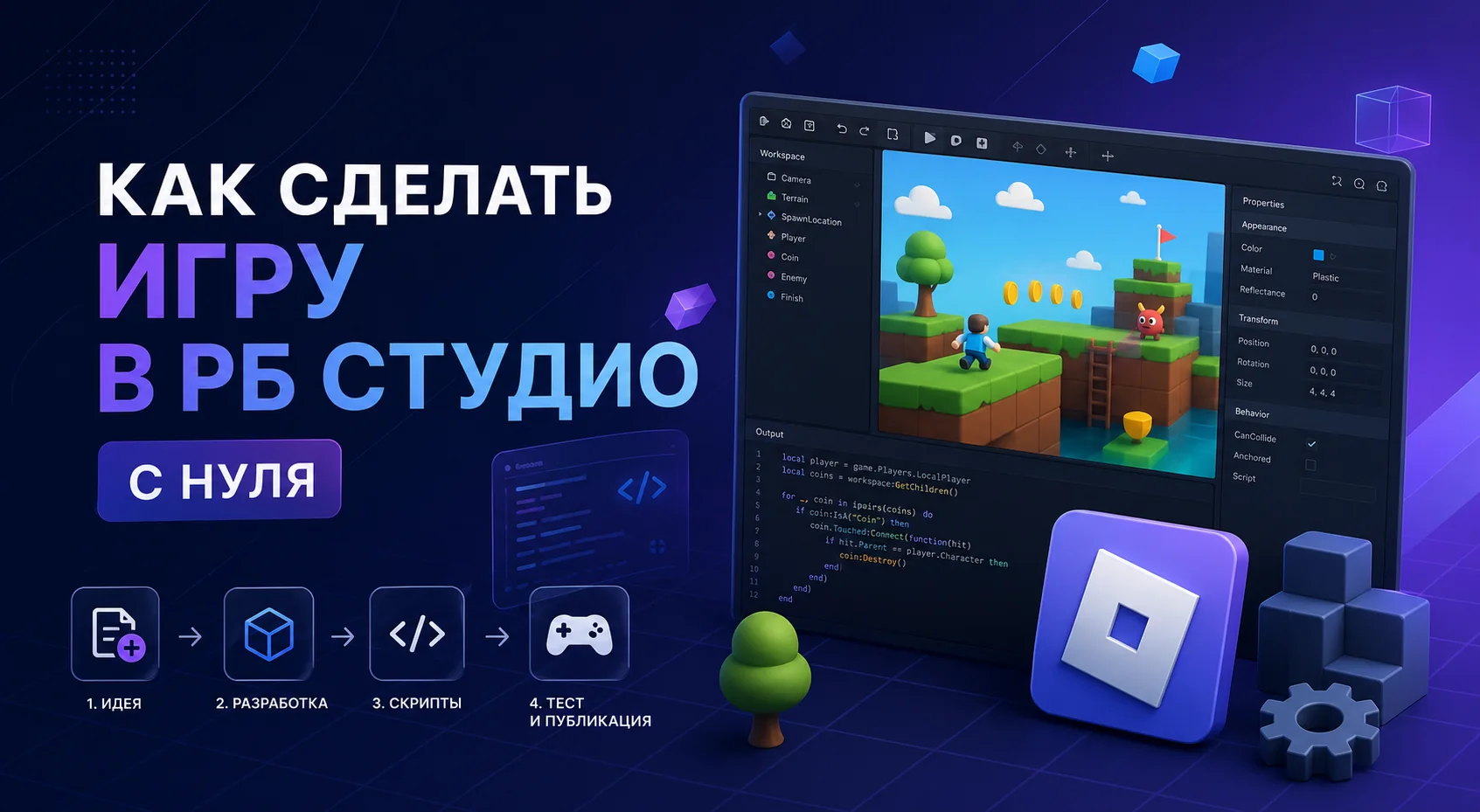 как сделать игру в рб студио