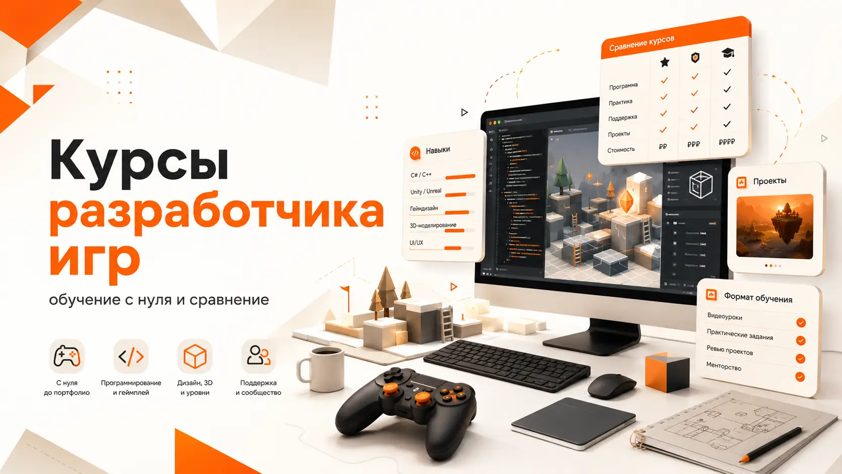 курсы разработчика игр