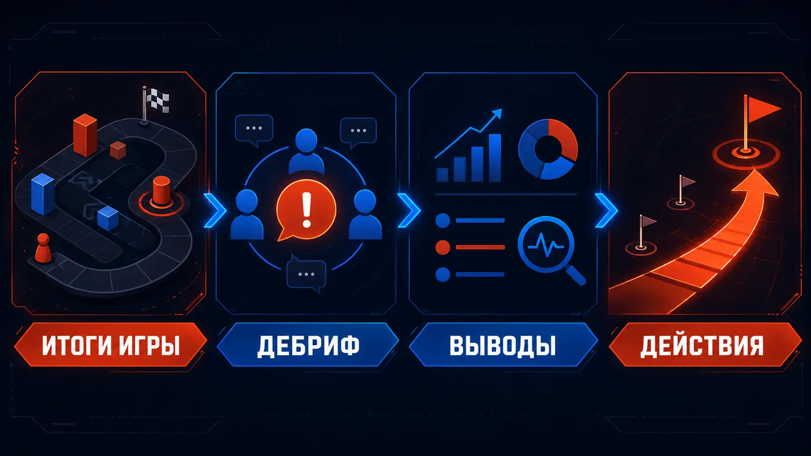 дебриф и разбор результатов после бизнес-игры
