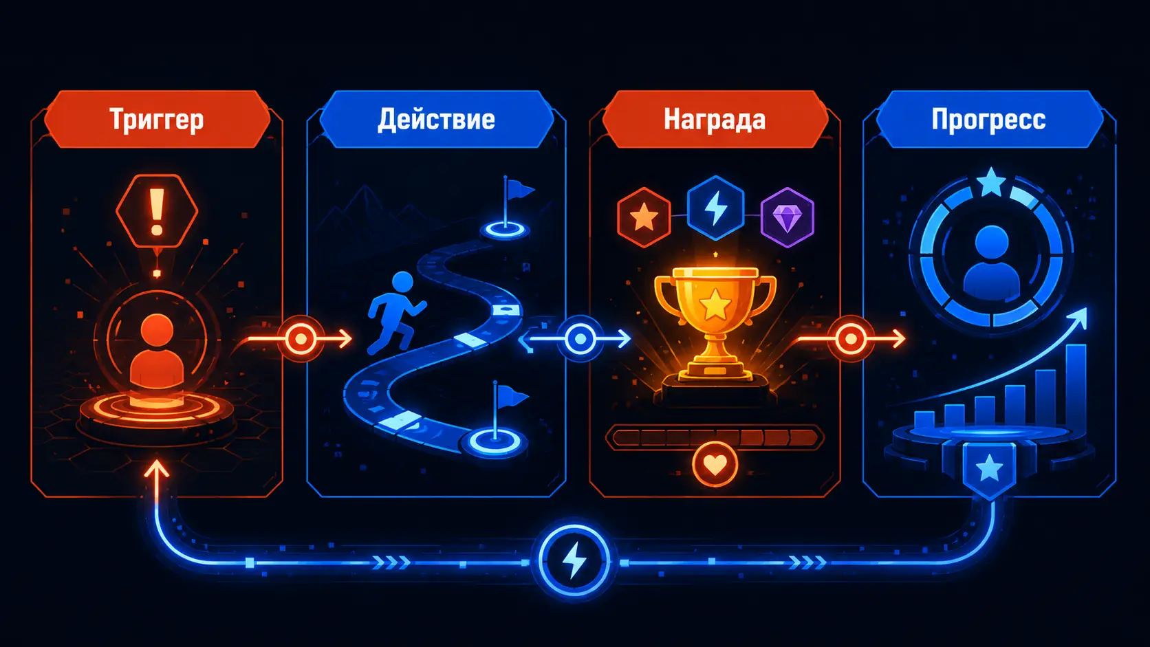 архитектура геймификации привычек в EdTech и HRTech