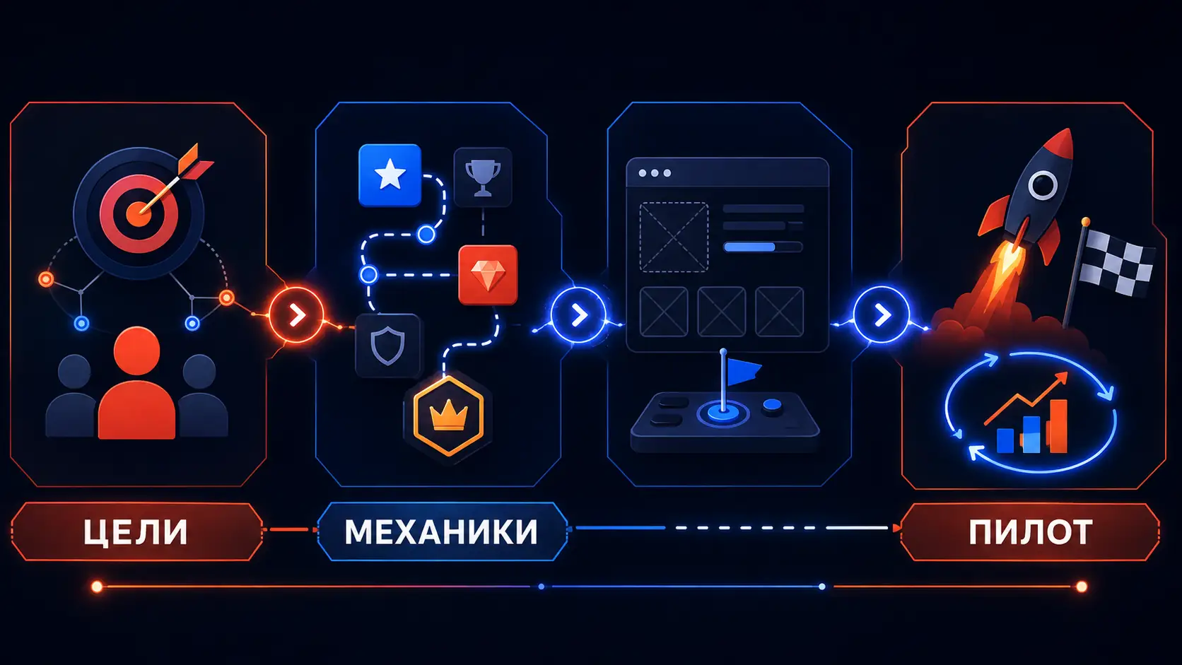 этапы проектирования и пилота геймификации